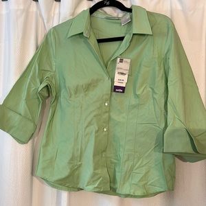 Worthington petite easy care shirt blouse